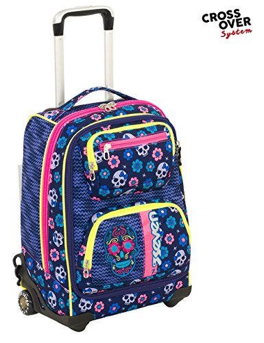 Trolley Seven Combo Mexi Girl Blue Spallacci A Scomparsa Uso Zaino Scuola E Viaggio 0 Trolley Seven Combo Mexi Girl Blue Spallacci A Scomparsa Uso Zaino Scuola E Viaggio 0