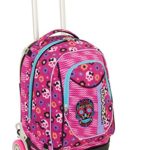 Trolley Seven New Jack Mexi Girl Rosa Sganciabile E Lavabile Scuola E Viaggio 0