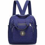 Travistar Donna Zaino Borsa In Nylon Impermeabile Borsa A Tracolla Leggera Multifunzionale Borsa A Tracolla Blu Per Lo Shopping Della Scuola Donna 0 1