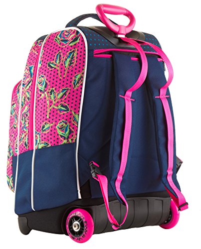 Trolley Bambina Seven Cartellina A4 Rosa Blu Spallacci A Scomparsa Zaino 35 Lt Scuola E Viaggio Idea Regalo Natale 0 3