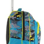 Trolley Bambino Seven Cartellina A4 Azzurro Giallo Camouflage Spallacci A Scomparsa Zaino 35 Lt Scuola E Viaggio Idea Regalo Natale 0 1