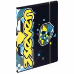 Trolley Bambino Seven Cartellina A4 Azzurro Giallo Camouflage Spallacci A Scomparsa Zaino 35 Lt Scuola E Viaggio Idea Regalo Natale 0 5