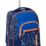 Trolley Bambino Seven Cartellina A4 Blu Arancione Spallacci A Scomparsa Zaino 35 Lt Scuola E Viaggio 0 0