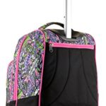 Trolley Fit Seven Butterfly Nero Lilla 35 Lt 2in1 Zaino Con Spallacci A Scomparsa Scuola Viaggio 0 2