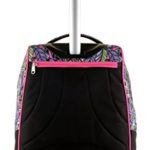 Trolley Fit Seven Butterfly Nero Lilla 35 Lt 2in1 Zaino Con Spallacci A Scomparsa Scuola Viaggio 0 3