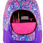 Trolley Fit Seven Butterfly Viola Rosa 35 Lt 2in1 Zaino Con Spallacci A Scomparsa Scuola Viaggio 0 5