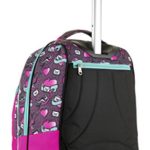 Trolley Fit Seven Love Letter Viola Rosa 35 Lt 2in1 Zaino Con Spallacci A Scomparsa Scuola Viaggio 0 3