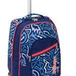 Trolley Fit Seven Maori Blu 35 Lt 2in1 Zaino Con Spallacci A Scomparsa Scuola Viaggio 0