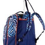 Trolley Fit Seven Maori Blu 35 Lt 2in1 Zaino Con Spallacci A Scomparsa Scuola Viaggio 0 4