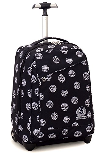 Trolley Invicta Duffy Nero 35 Lt 2in1 Zaino Con Spallacci A Scomparsa Scuola Viaggio 0 Trolley Invicta Duffy Nero 35 Lt 2in1 Zaino Con Spallacci A Scomparsa Scuola Viaggio 0