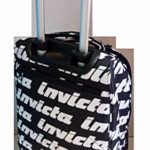 Trolley Invicta Extra Bump Lettering 45 Litri Spallacci A Scomparsa Uso Zaino Scuolaviaggio Nero 0 0