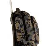 Trolley Tech Invicta Camou Verde Mimetico 34 Lt 2in1 Zaino Sganciabile Scuola Viaggio 0 1