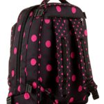 Trolley Tech Invicta Micro Macro Dots Nero Fuxia Pois 34 Lt 2in1 Zaino Sganciabile Scuola Viaggio 0 1