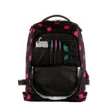 Trolley Tech Invicta Micro Macro Dots Nero Fuxia Pois 34 Lt 2in1 Zaino Sganciabile Scuola Viaggio 0 3