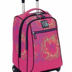 Trolley Yub Murales Girl 2in1 34 Lt Rosa Zaino Con Spallacci A Scomparsa Scuola Viaggio 0