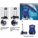 Trolley Zaino Con Ruote Belegao Ragazzi Ragazze Borsa Da Scuola Rimovibile Da 6 Ruote Zaino Multiuso Impermeabile Per Studenti Per La Scuola Allaperto 0 4