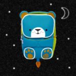 Trunki Trunki Toddlers Backpack Hi Viz Childrens Pre School Rucksack Toddlepak Bert Bear Blue Zainetto Per Bambini 27 Cm 5 Liters Blu 0 0