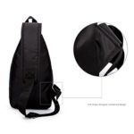 Vodabang Tracolla Viaggio Uomo Donna Sportivo Zaino Monospalla Impermeabile Zaino Borsa Spalla Petto Verde 0 2