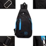 Vodabang Tracolla Viaggio Uomo Donna Sportivo Zaino Monospalla Impermeabile Zaino Borsa Spalla Petto Verde 0 3