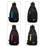 Vodabang Tracolla Viaggio Uomo Donna Sportivo Zaino Monospalla Impermeabile Zaino Borsa Spalla Petto Verde 0 4