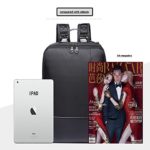 Xiujuan Zaino Porta Computer Zaino Pc Portatile 156 Pollici Antifurto Impermeabile Borsa Zaino Tracolla Uomo Per Universit Scuola Lavoro Ufficio 3 In 1 Nero 0 2