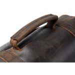 Y Double Vintage Tela Zaino Esterni Viaggi Zaino Scuola Borsa A Tracolla Zaino In Pelle Tela Vera Pelle Fit Ipad E 15 Laptop Backpack Per Uomo E Donna 0 3