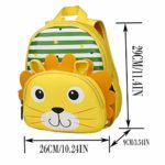 Yeelan Impermeabile Bambini Zaino Sacchetto Di Scuola Materna Bambini Zaino Scuola Per Bambini Daypack Per La Scuola Materna Scuola Materna Viaggi Ecc Leone Neoprene 0 3