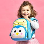 Yeelan Impermeabile Bambini Zaino Sacchetto Di Scuola Materna Bambini Zaino Scuola Per Bambini Daypack Per La Scuola Materna Scuola Materna Viaggi Ecc Pinguino Neoprene 0 4
