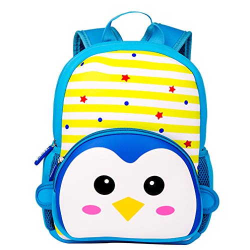 Yeelan Impermeabile Bambini Zaino Sacchetto Di Scuola Materna Bambini Zaino Scuola Per Bambini Daypack Per La Scuola Materna Scuola Materna Viaggi Ecc Pinguino Neoprene 0