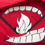 Zaino Rounded Bastardidentro Faccine Rosso 24lt 0 1