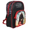 Zainetto Bambino Star Wars Zaino Con Tasca Frontale Con Stampa Di Kylo Ren Cartella Scolastica Per Lasilo E La Scuola Con Spallacci Imbottiti Regolabili Nero E Rosso 30x23x12 Cm Perletti 0