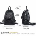 Zaino Borsa Donna Piccolo Monospalla Borsa Marsupio Zainetto In Pu Pelle Per Donne Ragazze Bambini Nero Hengwin Portachiavi In Pelle 0 0