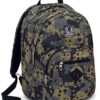 Zaino Format Invicta Camou Verde Mimetico 31 Lt Doppio Scomparto Scuola E Tempo Libero 0