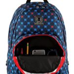Zaino Format Invicta Check Blu Rosso 31 Lt Doppio Scomparto Scuola E Tempo Libero 0 4