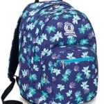 Zaino Format Invicta Painted Daises Blu 31 Lt Doppio Scomparto Scuola E Tempo Libero 0