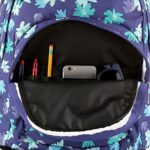 Zaino Format Invicta Painted Daises Blu 31 Lt Doppio Scomparto Scuola E Tempo Libero 0 3