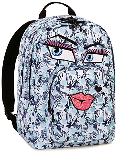 Zaino Invicta Dial Pack Fantasy Azzurro 38 Lt Doppio Compartimento Per Portatile 0