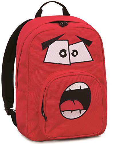 Zaino Invicta Ollie Pack Face 25 Lt Rosso Tasca Per Portatile E Tablet 0