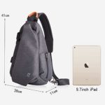 Zaino Monospalla Borse A Spalla Crossbody Tracolla Uomo Donna Idrorepellente Durevole Lightweight Sacco Zaino Antifurt 0 3