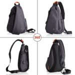 Zaino Monospalla Borse A Spalla Crossbody Tracolla Uomo Donna Idrorepellente Durevole Lightweight Sacco Zaino Antifurt 0 5