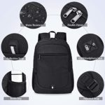 Zaino Porta Pc 156 Pollici Usb Impermeabile Zaino Uomo Lavoro Leggero Universit Scuola Daypack Zaini Notebook Business Viaggio Borsa Nero 0 2