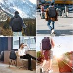 Zaino Porta Pc 156 Pollici Usb Impermeabile Zaino Uomo Lavoro Leggero Universit Scuola Daypack Zaini Notebook Business Viaggio Borsa Nero 0 5