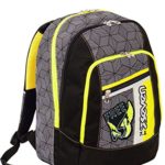Zaino Scuola Advanced Seven Rebel Boy Nero 30 Lt Inserti Rifrangenti Portapenne 0 0