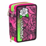 Zaino Scuola Advanced Seven Roses Girl Rosa Astuccio Cartellina A4 0 0