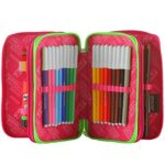 Zaino Scuola Advanced Seven Roses Girl Rosa Astuccio Cartellina A4 0 2