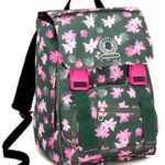 Zaino Scuola Estensibile Invicta Painted Daises Rosa 28 Lt Elementari E Medie 0
