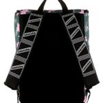 Zaino Scuola Estensibile Invicta Painted Daises Rosa 28 Lt Elementari E Medie 0 3