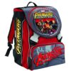 Zaino Scuola Estensibile Marvel Avengers Infinity War Rosso 28 Lt 2 Pattine In 3d Gadget Incluso 0