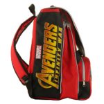 Zaino Scuola Estensibile Marvel Avengers Infinity War Rosso 28 Lt 2 Pattine In 3d Gadget Incluso 0 2