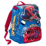 Zaino Scuola Estensibile Marvel Ultimate Spiderman Webbed Wonder Rosso 28 Lt Gadget Incluso 0